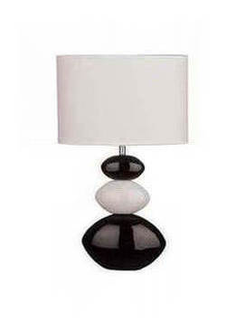 Black and White Ceramic Table Lamp